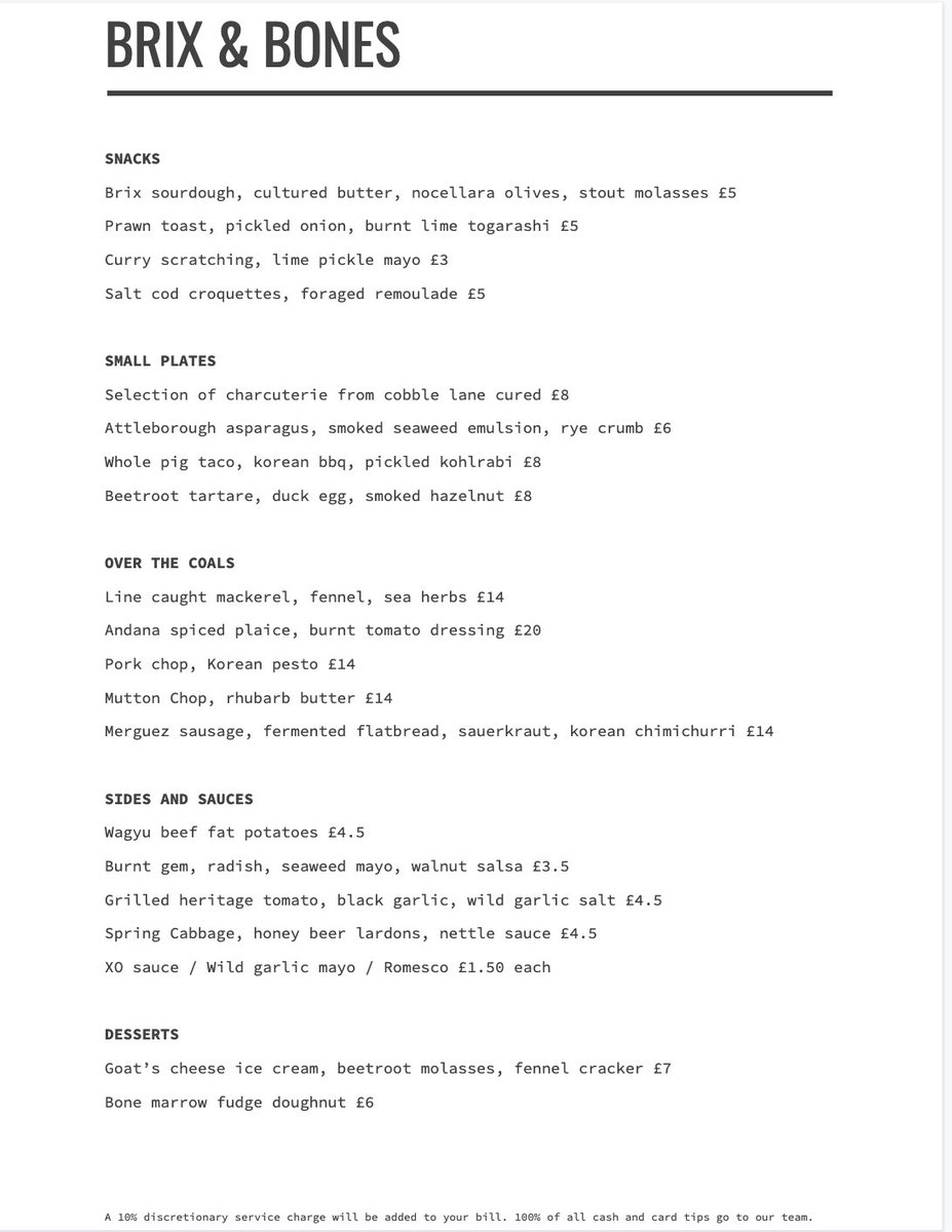 brixandbones's tweet photo. Tonight’s menu #norwichlanes #norwich #norwichrestaurants #eatout https://t.co/f4W6moCY6K