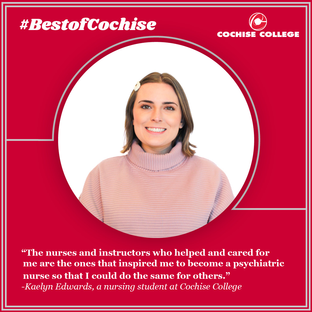 At Cochise College Kaelyn was prepared to care for sub-acutely ill clients and to work as a member of the health-care community.

Invest in Arizona’s future. Arizona Community Colleges.