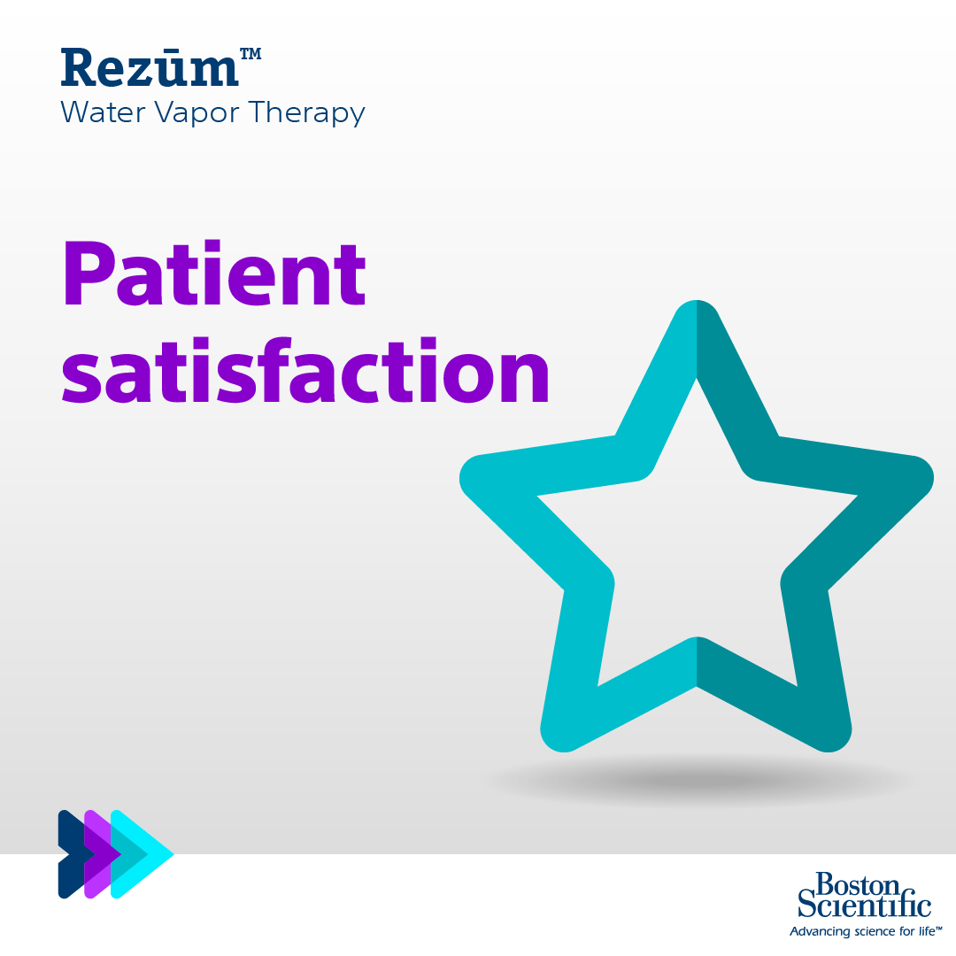 Sexual function can be important to many patients. Rezūm™ Therapy provides durable LUTS relief with minimal impact to sexual function out to 5 years. Learn more about the 5-year data: bit.ly/3PuRTJQ #BPH