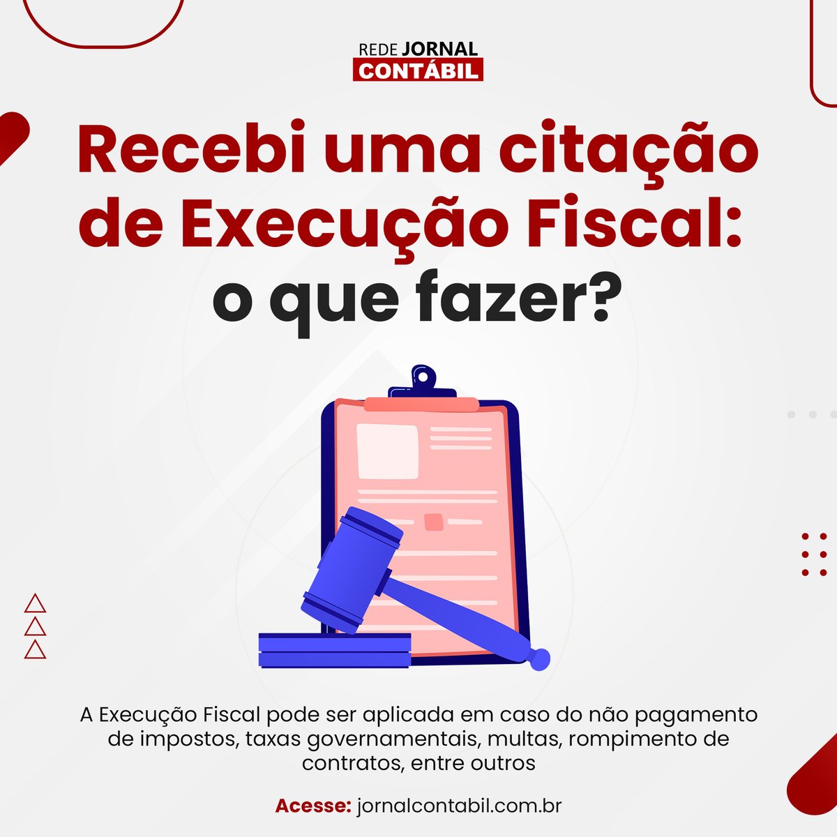 jornalcontabil_'s tweet photo. Leia a matéria completa no site Jornal Contábil:

https://t.co/8FGV6M29Dn

#jornalcontabil #impostos #direito #execucaofiscal #multas https://t.co/6z5BUJSRgh