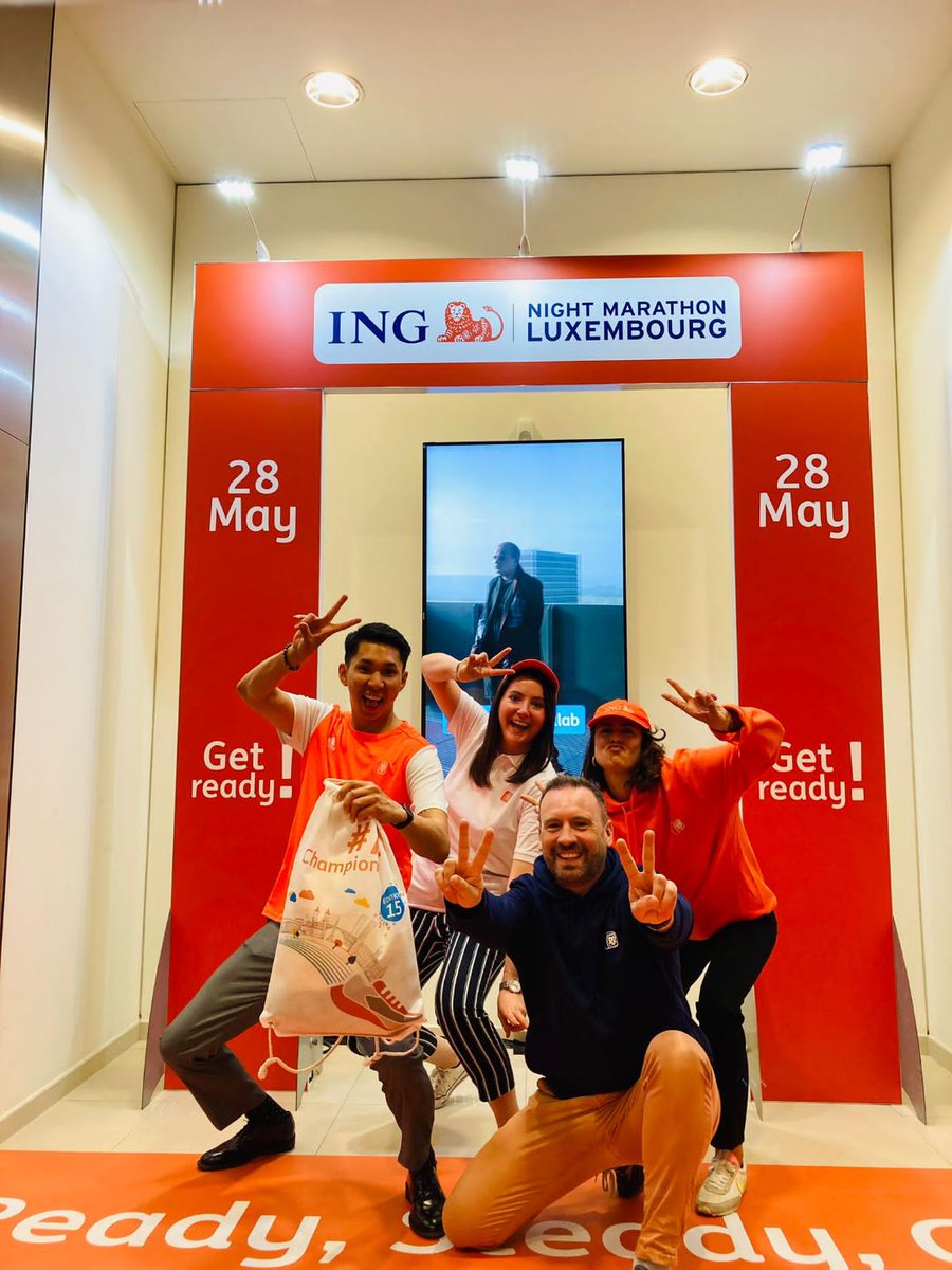 INGLuxembourg's tweet photo. Whoop Whoop - The big day is coming! 🎉
Runners and supporters get ready for the big celebration!
The ING Night Marathon is finally back! ✨

#INGmarathon #allchampions #doyourthing https://t.co/HuhMb5GSOP