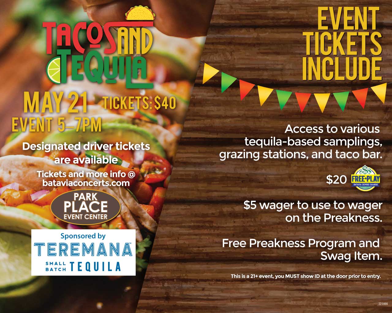 Batavia Downs Gaming on Twitter " THIS SATURDAY Join us from 5pm7pm inside the Park Place