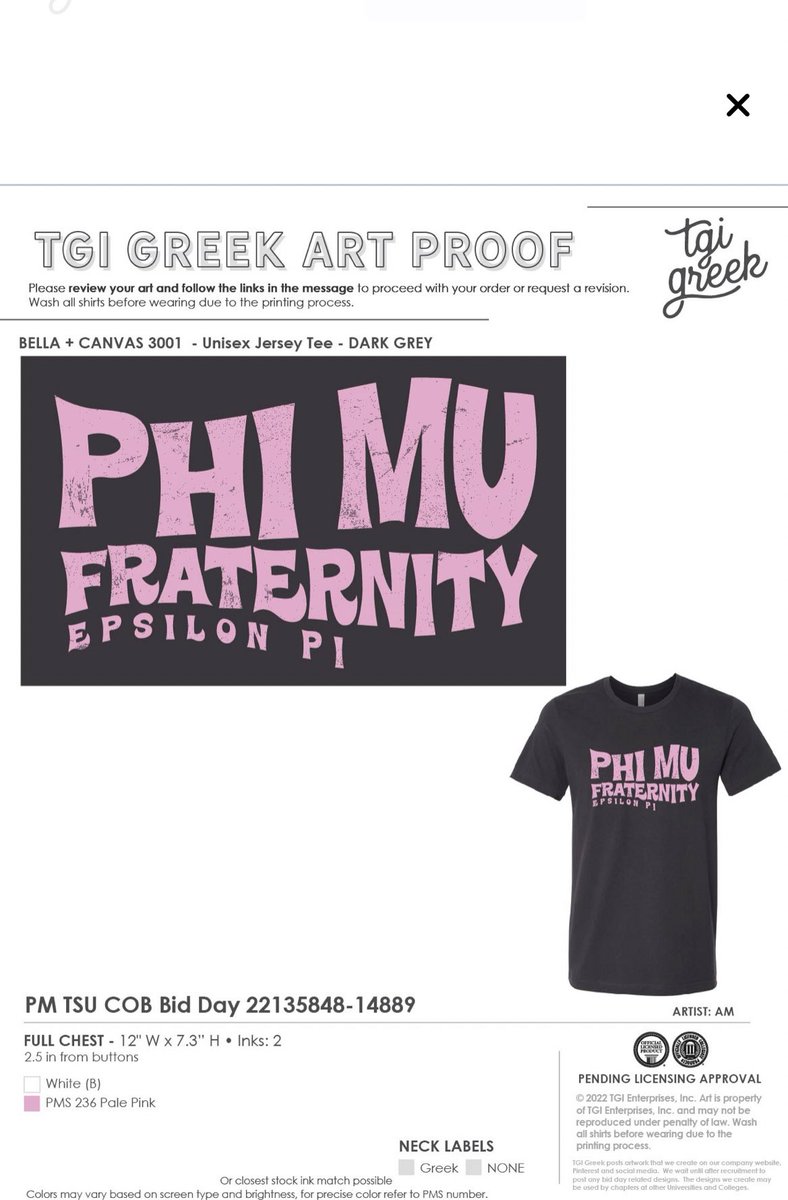 hey y’all! Our PR shirt link is open until the 23rd, be sure to get your orders in!!🤍pmtsucobbiddayreorder.itemorder.com/shop/sale/