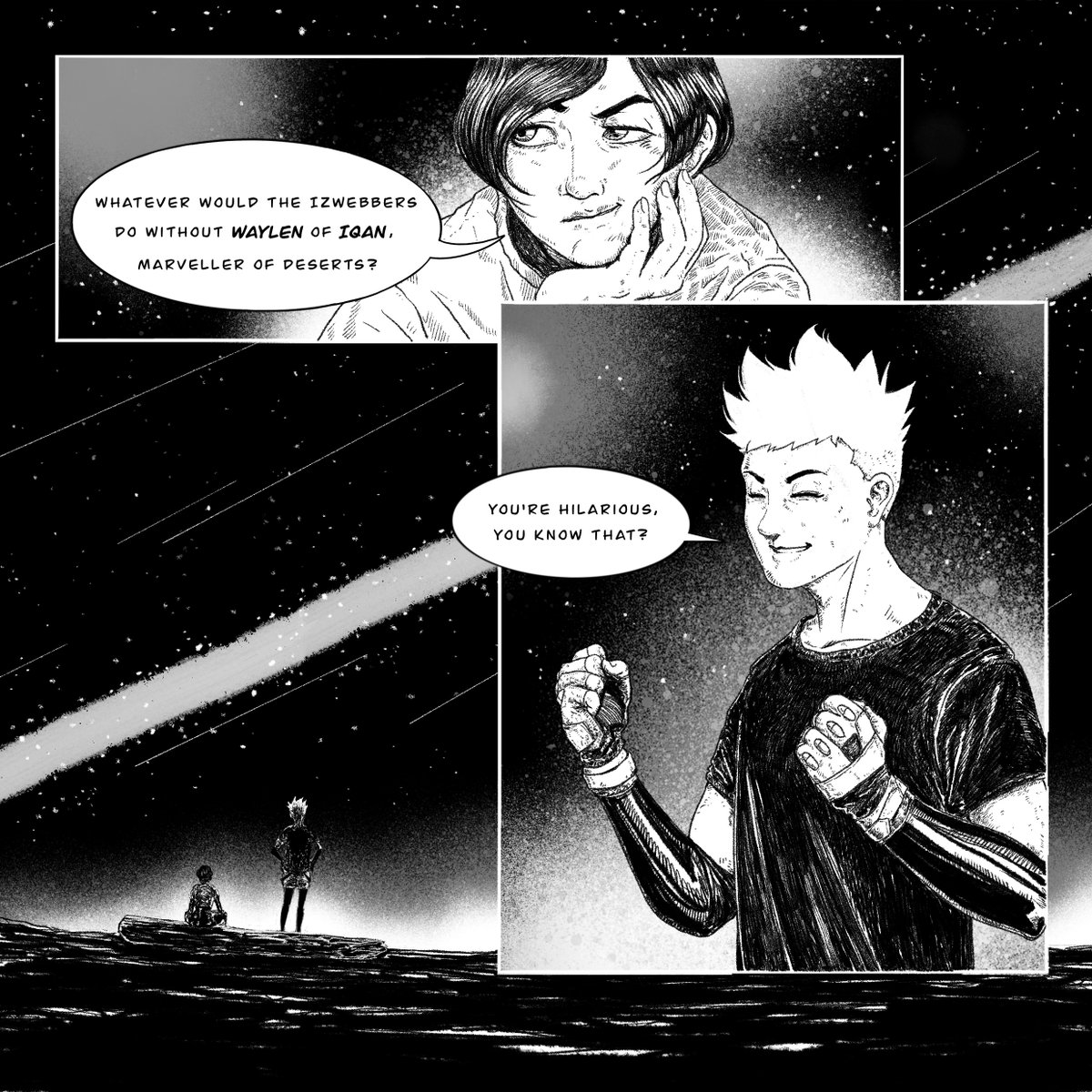 Waylen (3/3) 

Optimistic and driven, Waylen Slora (of Iqan) is the first #Arcadia is the first character joining our #NFT roster.

Keep an eye out tomorrow for a full reveal and big giveaway👀

#NFTGiveaways #NFTCommunity #whitelist #NFTanime