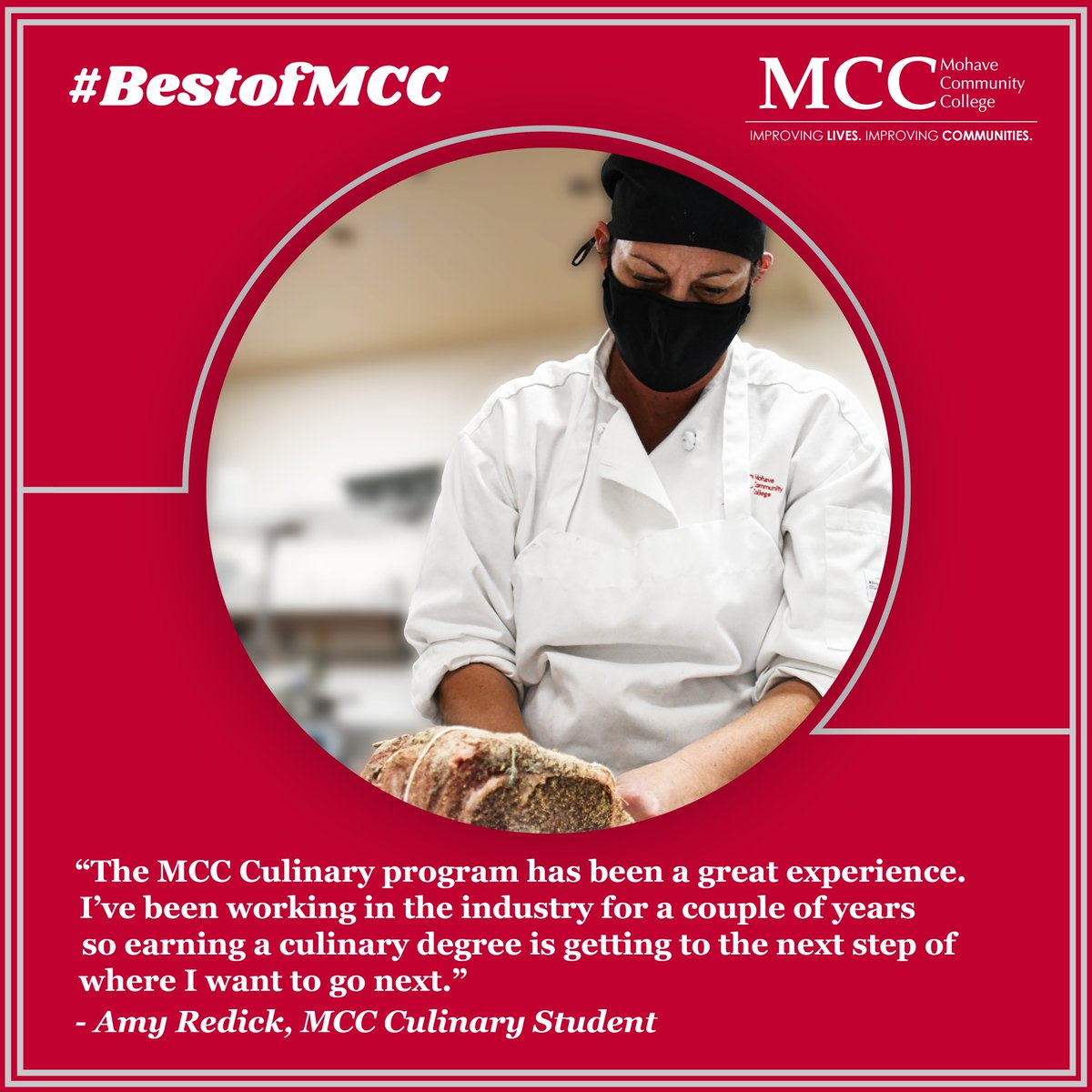 Amy took the first step in advancing her career. Turn your passions into a job that is going to pay better and help you build the future you want.

Invest in Arizona’s future. Arizona Community Colleges.