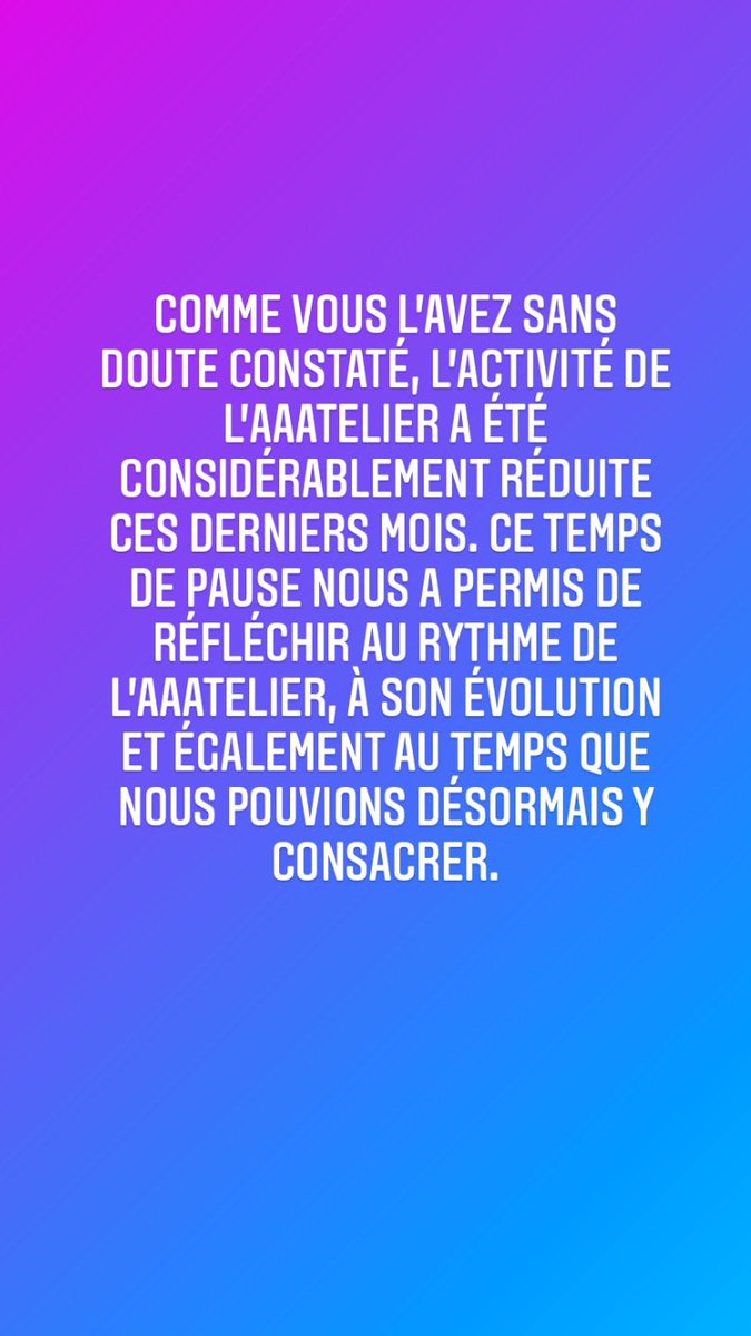 laaatelier's tweet photo. #AAAurevoir ❤️ https://t.co/jVac1m6tp9