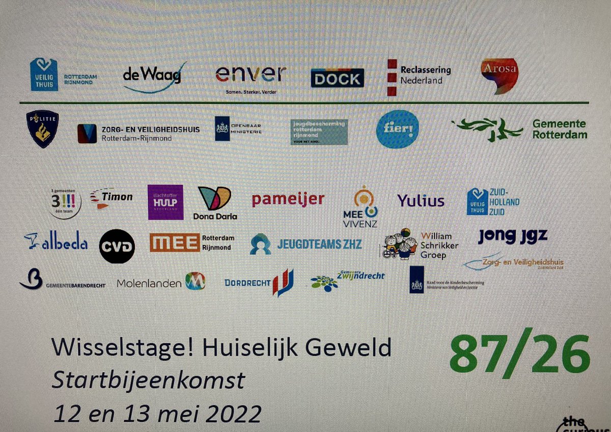 We zijn gestart met een volgende ronde wisselstage. 87 medewerkers van 26 organisaties nemen een kijkje in de keuken van n andere organisatie. Verandertraject huiselijk geweld Rotterdam. Hulp aan cliënten verbeteren #collectiefleren #huiselijkgeweld  #boundarycrossing