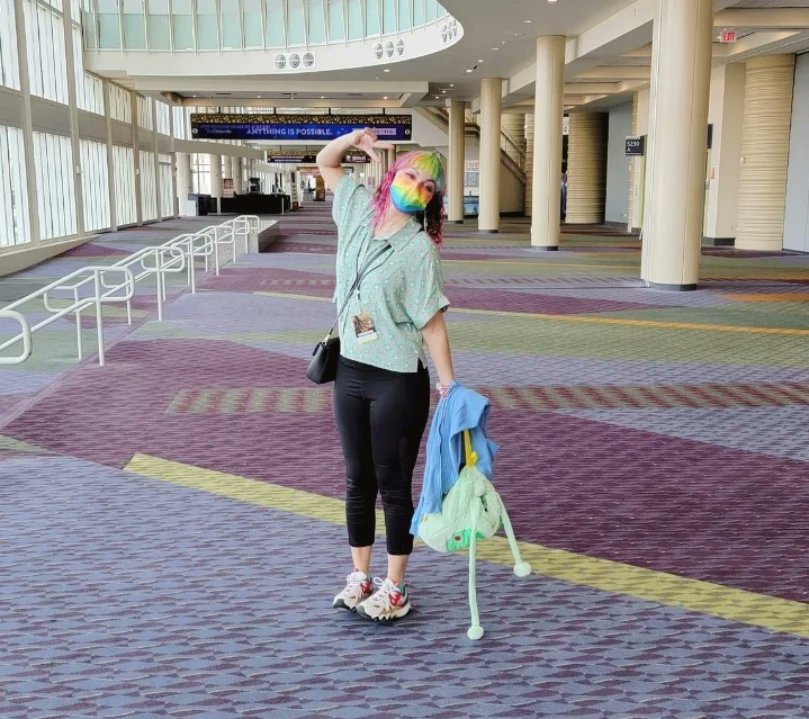 maiden_machine's tweet photo. This is it! We're here at @megaconorlando !! This convention center is humongous!! I'm excited to see how this weekend goes!! 🌸🫶🌸 Send good vibes my way! 
.
.
.
#megacon #megaconorlando #anime #otaku #weeb #comicon #animeconvention #gameconvention #artistalley #conseason https://t.co/Nc0FiVPgL5