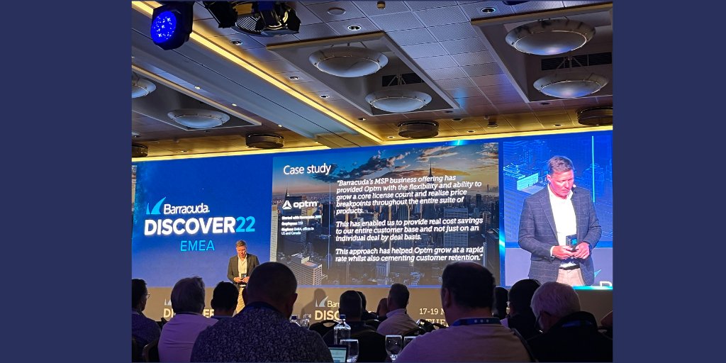 cyberightinc's tweet photo. Optm is thrilled be recognized as MSP Partner of the Year at @Barracuda's Partner Conference "Discover22" in Athens! #CudaDiscover22 #BarracudaNetworks #DataProtection #NetworkSecurity #ApplicationSecurity https://t.co/U3KiALe5lC