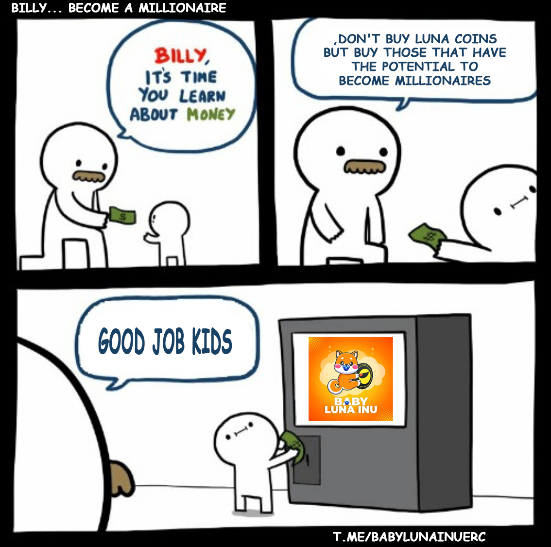 MLS_Project's tweet photo. @babylunainuerc
 BUY, HOLD, REPEAT :)) U CAN BE RICH LIKE BILLY :)) #BLI #SHIBA #DOGE #LUNA #CLINU #LINU #BLINU #LUNA #LUNATICS #LINU #Ethereum https://t.co/VRKtXyRTAK