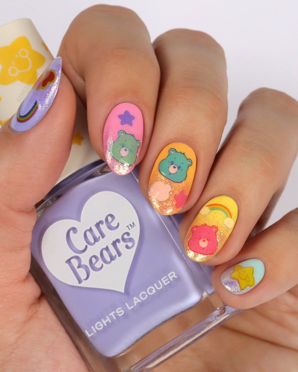 The <a href="/LightsLacquer/">Lights Lacquer</a> x <a href="/carebears/">Care Bears™</a> collection just released! Get 10% off your first order with HANNAH. Shop here: lightslacquer.com/?rfsn=6238058.… ✨💗✨