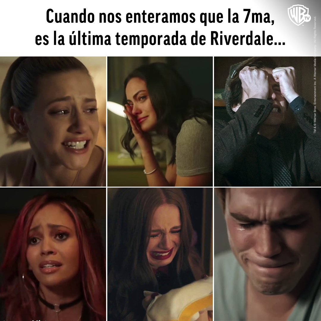 WarnerChannelLA's tweet photo. Parece meme, pero es real 🥹 #Riverdale https://t.co/qMmLSunddo