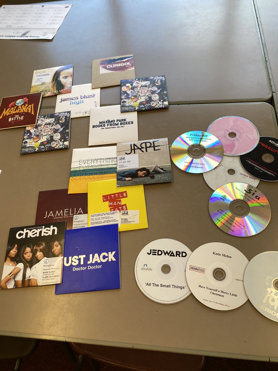 MrDixonLSO's tweet photo. Fantastic work today from Year 8 curriculum support pupils, creating pieces of art from old CDs to be displayed in the new radio studio! @BryntegSchool @BryntegFm 

#recycle #cds #schoolradio #art #studio #year8 https://t.co/VQvGYsLvlG