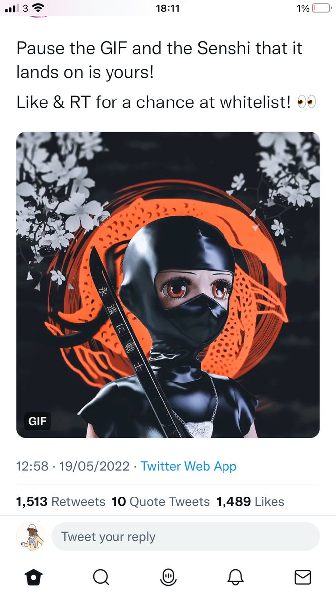 PopsiesNFT's tweet photo. @SenshiiNFT This is mine!!! Love it!! 🤩 https://t.co/YOGEXj5ehM