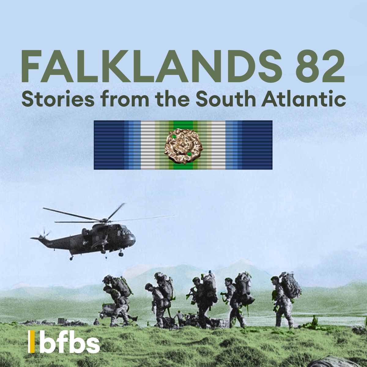 Jessbracey's tweet image. Episode 2 of our @BFBSRadioHQ podcast 'Falklands 82: Stories from the South Atlantic' is available now. 

This time hearing about the deployment of the task force 8,000 miles away...hands up if you thought it was near Scotland? 🙋

Listen online 👇
radio.bfbs.com/podcasts/falkl…