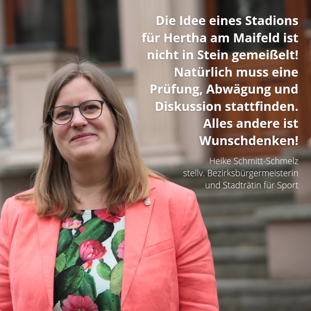 Ich habe mich gerade in der Sitzung der #bvvcw zur heutigen Debatte um ein Hertha-Stadionneubau geäußert.