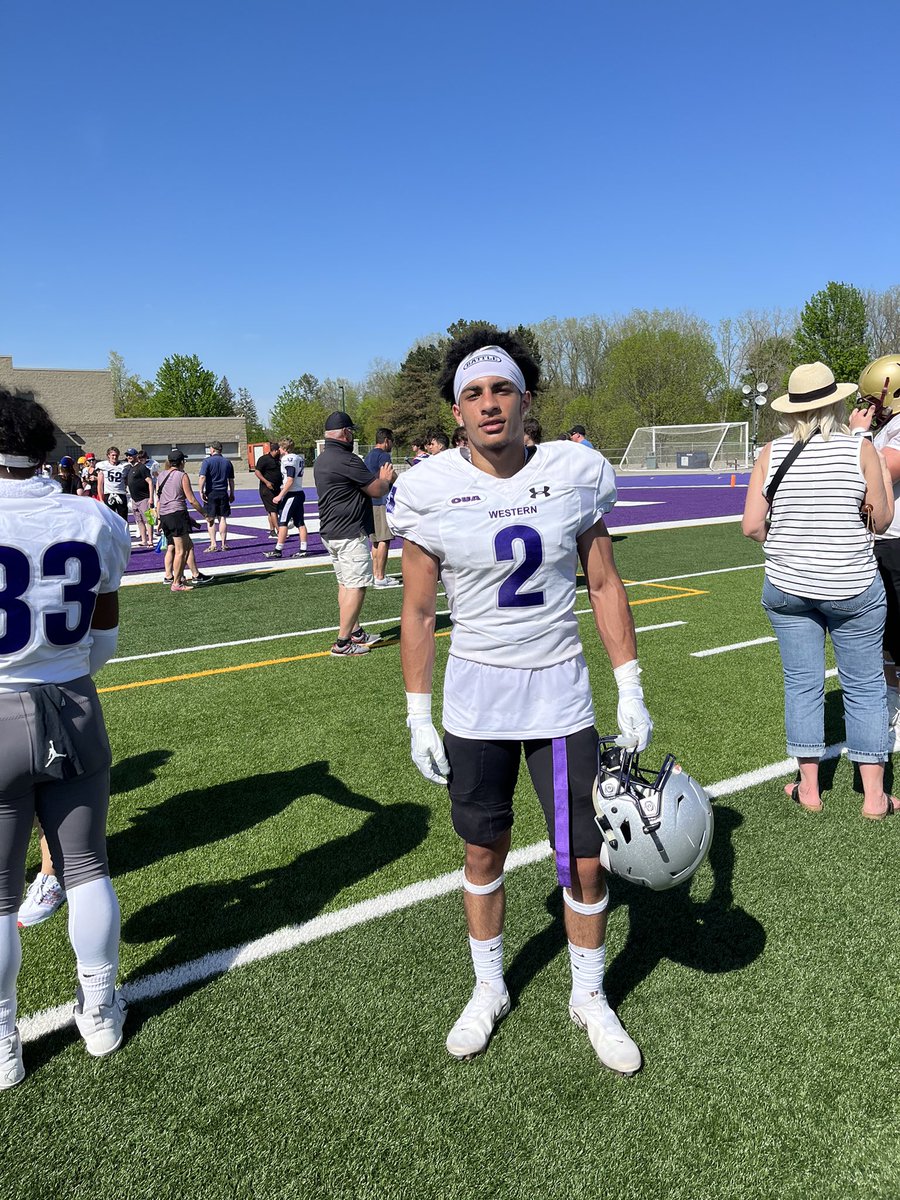 Had an amazing experience at The Red/Black game this year. Thank you <a href="/FootballOntario/">Football Ontario</a> <a href="/westernuFB/">Western Mustangs Football</a> for hosting an awesome weekend. Blessed🙏🏽