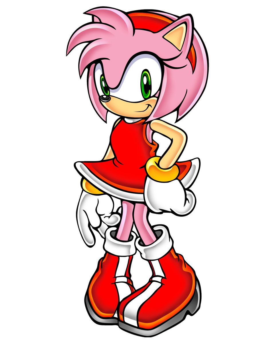 Amy Rose Artwork 'Sonic Adventure' Dreamcast