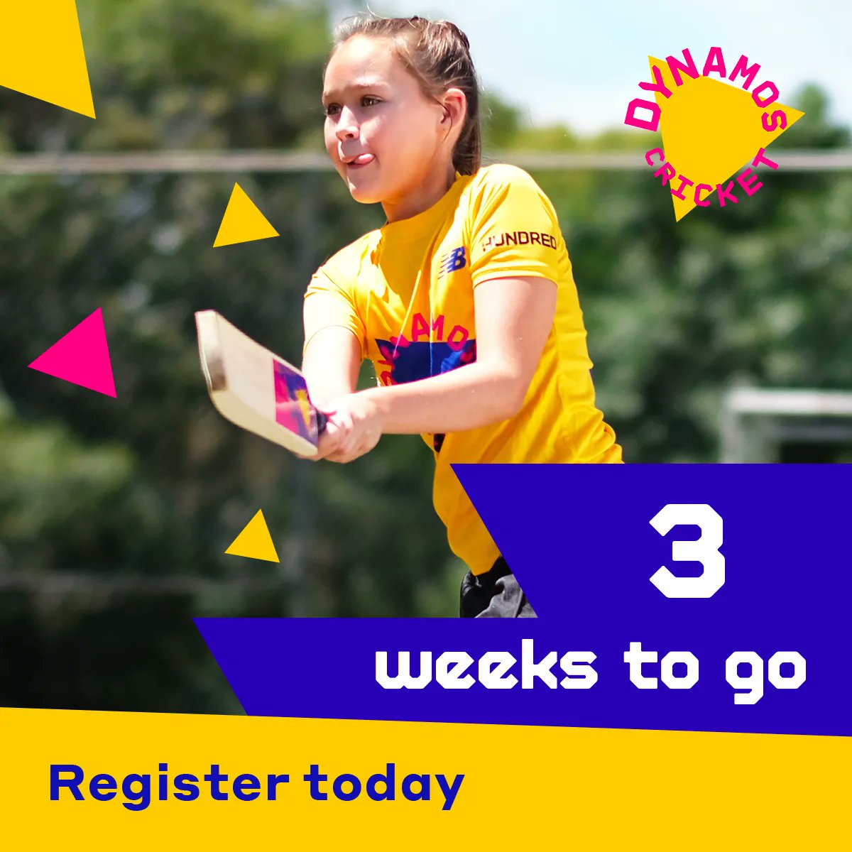 3 weeks today will be the start of our inaugural Dynamos programme! 

Aimed at 8-11 year olds, Dynamos will run alongside our All Stars programme and aims to get children more involved with cricket and develop their skills.

👆 Sign up link is in our bio