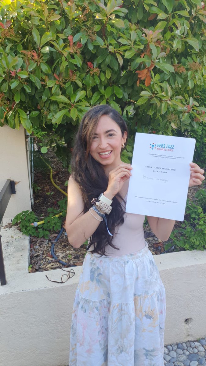 Vanessa Francis (@ness_francis88) on Twitter photo Very proud of Diana Tamayo getting an Early Career Research Talk Award at the #hfp2022 conference. She did an amazing job talking about titan cells in Cryptococcus neoformans. <a href="/MRCcmm/">MRC Centre for Medical Mycology</a> Very proud of Diana Tamayo getting an Early Career Research Talk Award at the #hfp2022 conference. She did an amazing job talking about titan cells in Cryptococcus neoformans. <a href="/MRCcmm/">MRC Centre for Medical Mycology</a>