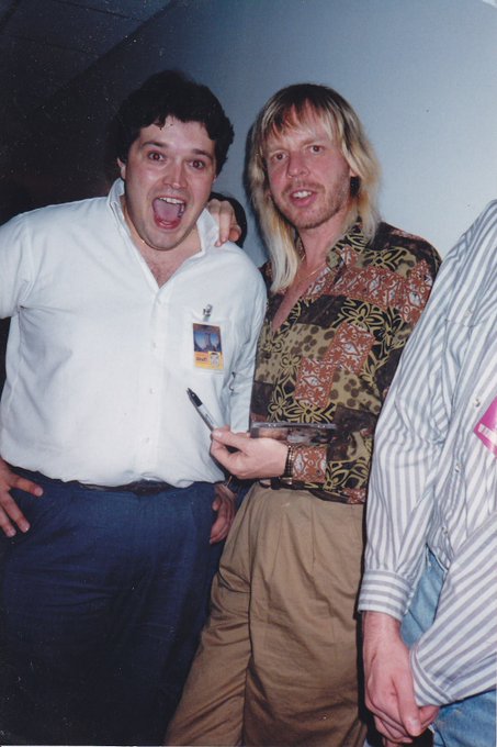 Throwback Thursday Photo and Happy Belated Birthday to Rick Wakeman from Yes   