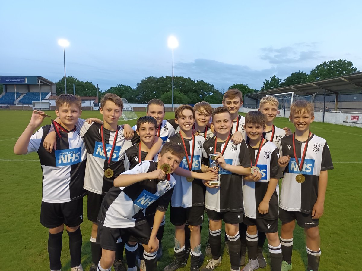 So proud to manage these bunch of mini legends. Challenge Cup winners 2021-22. 🏆