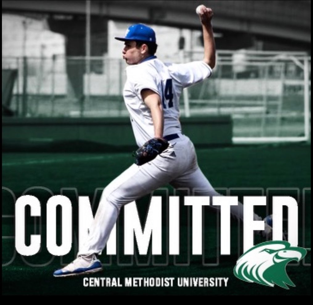 Blessed to say I am committed to  Central Methodist university and will join an amazing team/family thank you to all my coaches my family/friends and teammates 📚⚾️❤️@CMU_BASEBALL