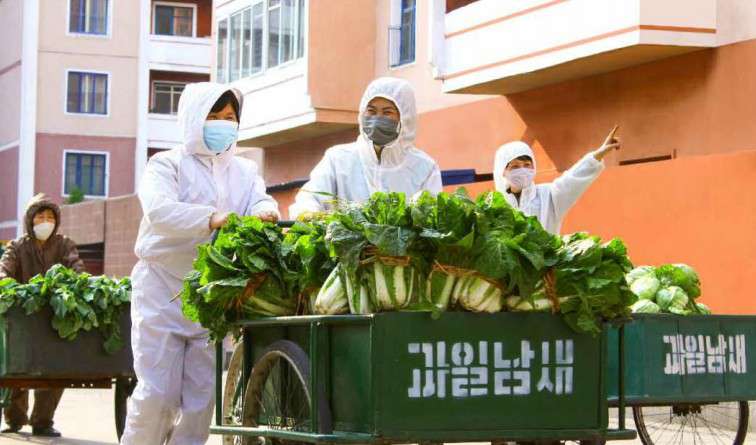 Korea_Friend_UK's tweet photo. Food is supplied to the people in Pyongyang https://t.co/7fbAzyVPBB