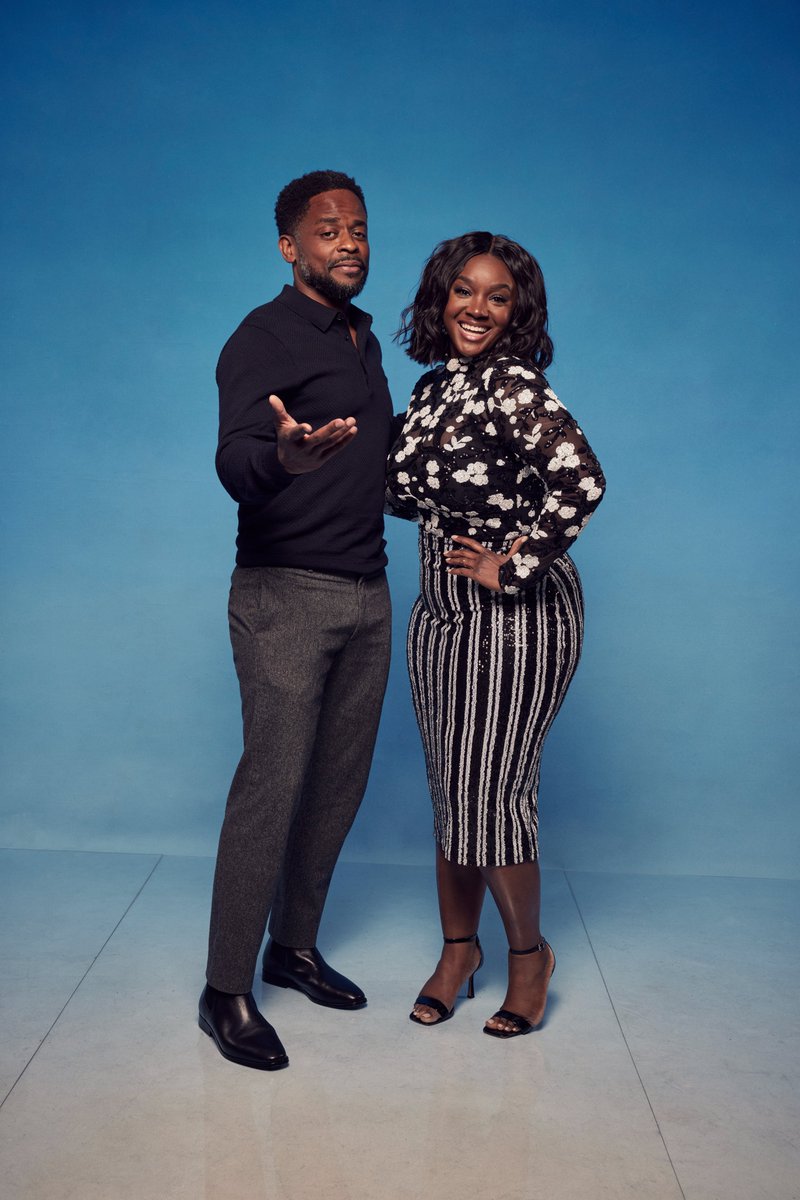 .<a href="/DuleHill/">Not the actor known as Dulé Hill</a> and <a href="/SayconSengbloh/">Saycon Sengbloh</a> looking absolutely wonderful at the #DisneyUpfront22 🤩