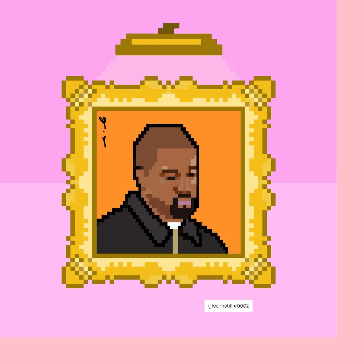 gloomstill's tweet photo. #0002 "Sad Ye" 
1 of 1 piece 📃 Pixel collection.
€29.97 dm me if interested.

Includes: original files, authenticity certificate, file code and a pixel art gallery AI file to start your own gloomstill collection. 

#kanyewest #kanyeart #kanyememes #gloomstill #pixelart https://t.co/nogANuMXu8