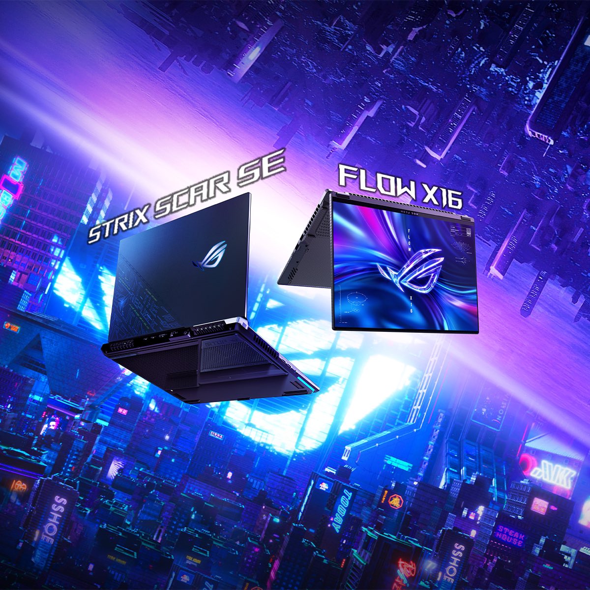 MXASUS's tweet image. Gamers, ¡que continúe el juego!🔥 ¿En cuál de estas dos nuevas laptops les gustaría armar la partida? 💻👾
✅ROG #StrixScarSE con CPU i9-12950HX de @IntelGaming o
✅ROG #FlowX16 con RTX 3070Ti y pantalla mini LED Nebula HDR
Detalles👉rog.gg/Laptops
#ROG #ForThoseWhoDare