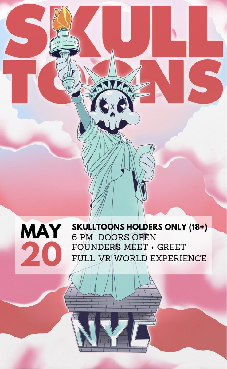 Shoutout to all the NYC SKULLYS welcoming the team to NYC. We just bought 20 additional tickets for everyone in town! DM to claim ❤️🍎