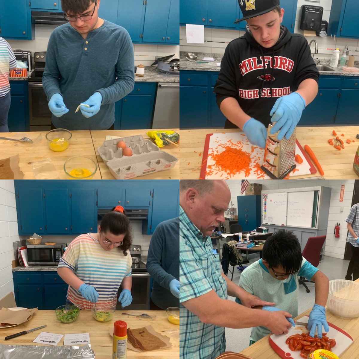MHS_PreVoc's tweet photo. Breakfast and lunch deliveries for staff today!! We are so grateful for the support of our community! #eggcups #thaichickenwraps #cookingtolearn #lifeskills #prevocrocks https://t.co/UCor85VKMY