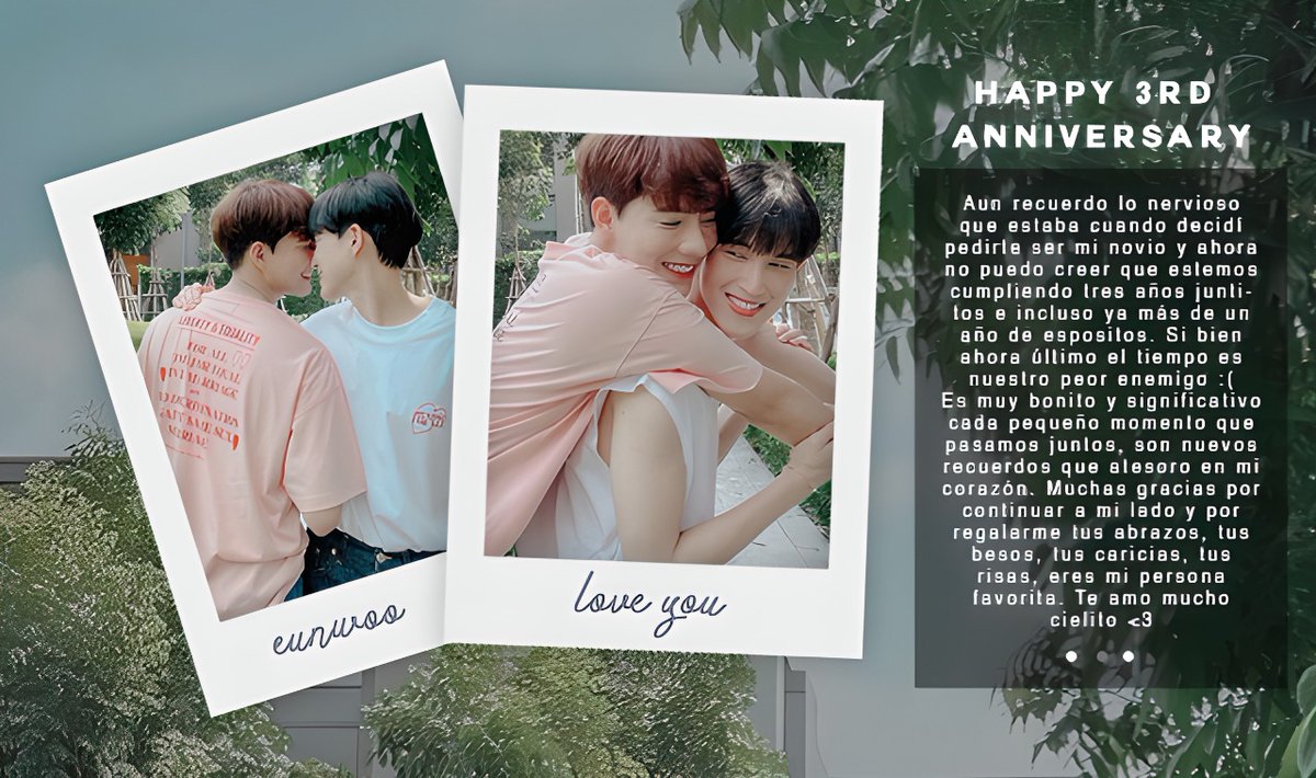 binniesoft_'s tweet photo. ㅤ [ 👨‍❤️‍💋‍👨 ] › 💗 ! 𝑯𝑨𝑷𝑷𝒀 3𝑹𝑫 𝑨𝑵𝑵𝑰𝑽𝑬𝑹𝑺𝑨𝑹𝒀...⁺₊˚✧ https://t.co/wZZVDWq63X