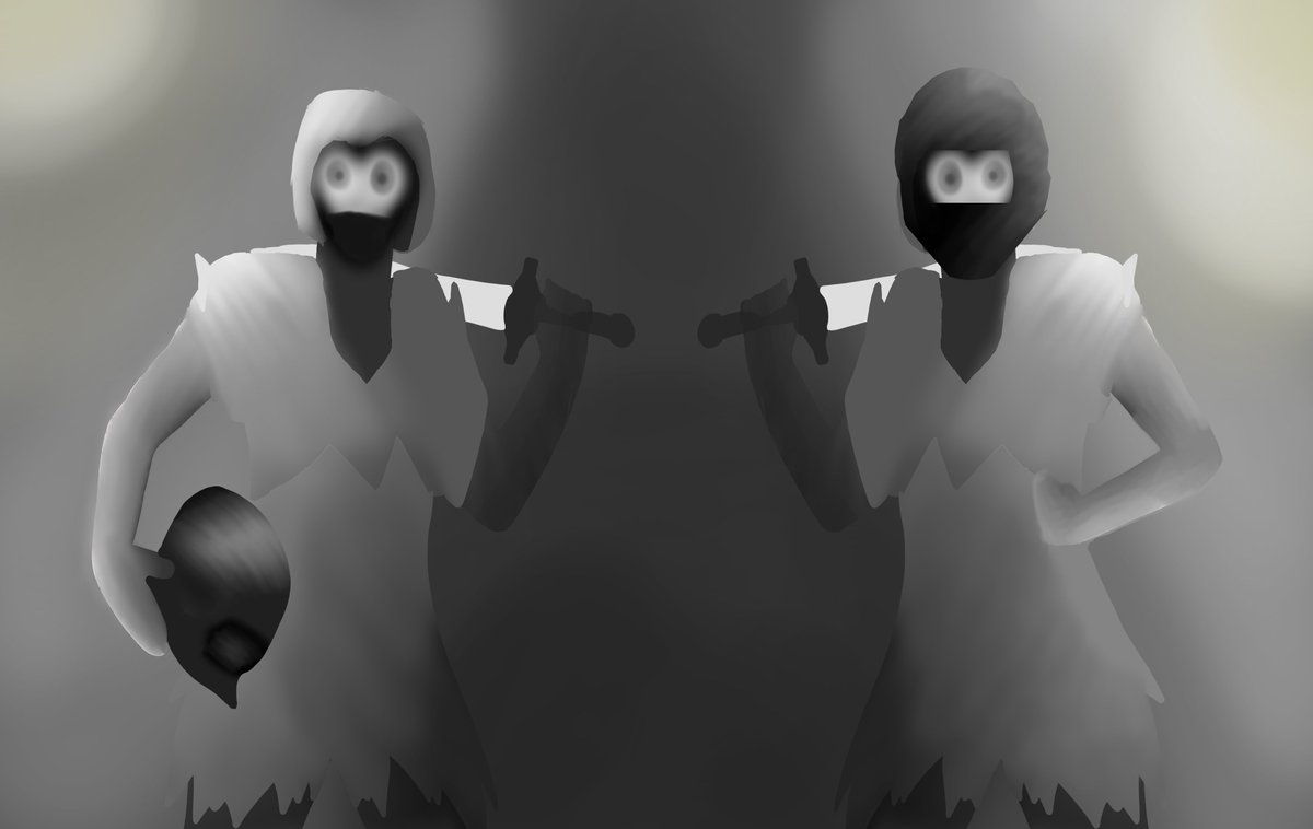 HCICT_SamA1's tweet photo. WIP Concept Art of Night Raiders, faceless creatures of the dark, who prey on travellers at night. #conceptart #digitalart #CLIPSTUDIOPAINT 
@Raf_Pires @HCICT_SteveH https://t.co/V5p7lwboIl