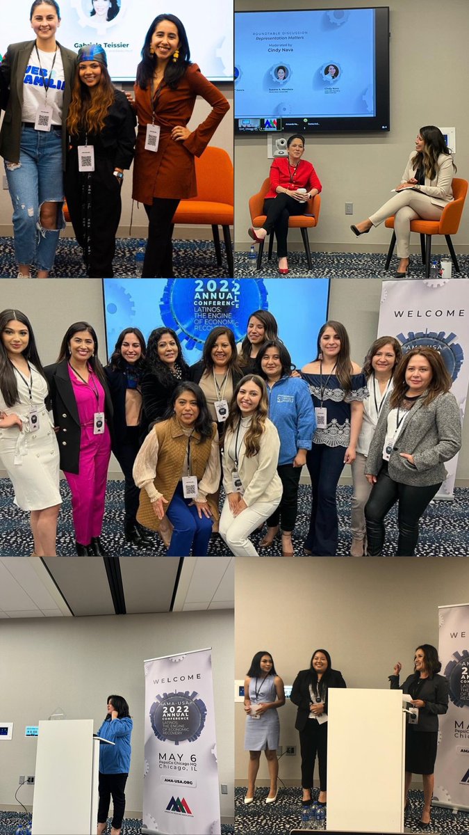 AMAUSAOrg's tweet photo. #AMAWomen, we belong in all spaces where decisions are being made.
#AMAUSA2022Conference
#JointheAMAmovement #AMAzing #SomosAMA #AMA2022 #EconomicRecovery #MexicanAmerican https://t.co/rMnRvMABvE
