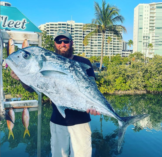 FishingOffshore's tweet photo. Check out this African Pompano from one of our charters. 
#fishingcharter #offshorefishing #sarasota #sarasotafishing #floridafishing https://t.co/EM3OQ4BtmI