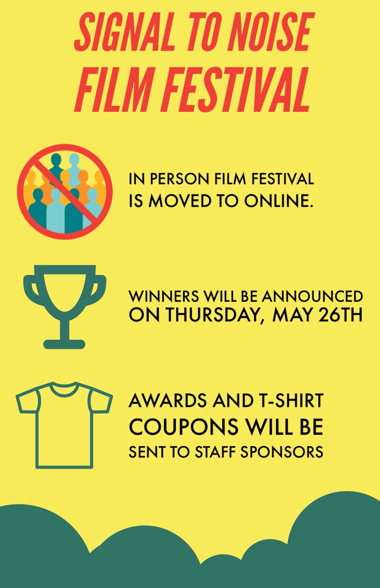 Hey all! Due to rising covid cases in Washington County and our schools and concern about hosting an across district event, we are switching from in-person to online. Please stay tuned for more information on how to access announcements of winners!