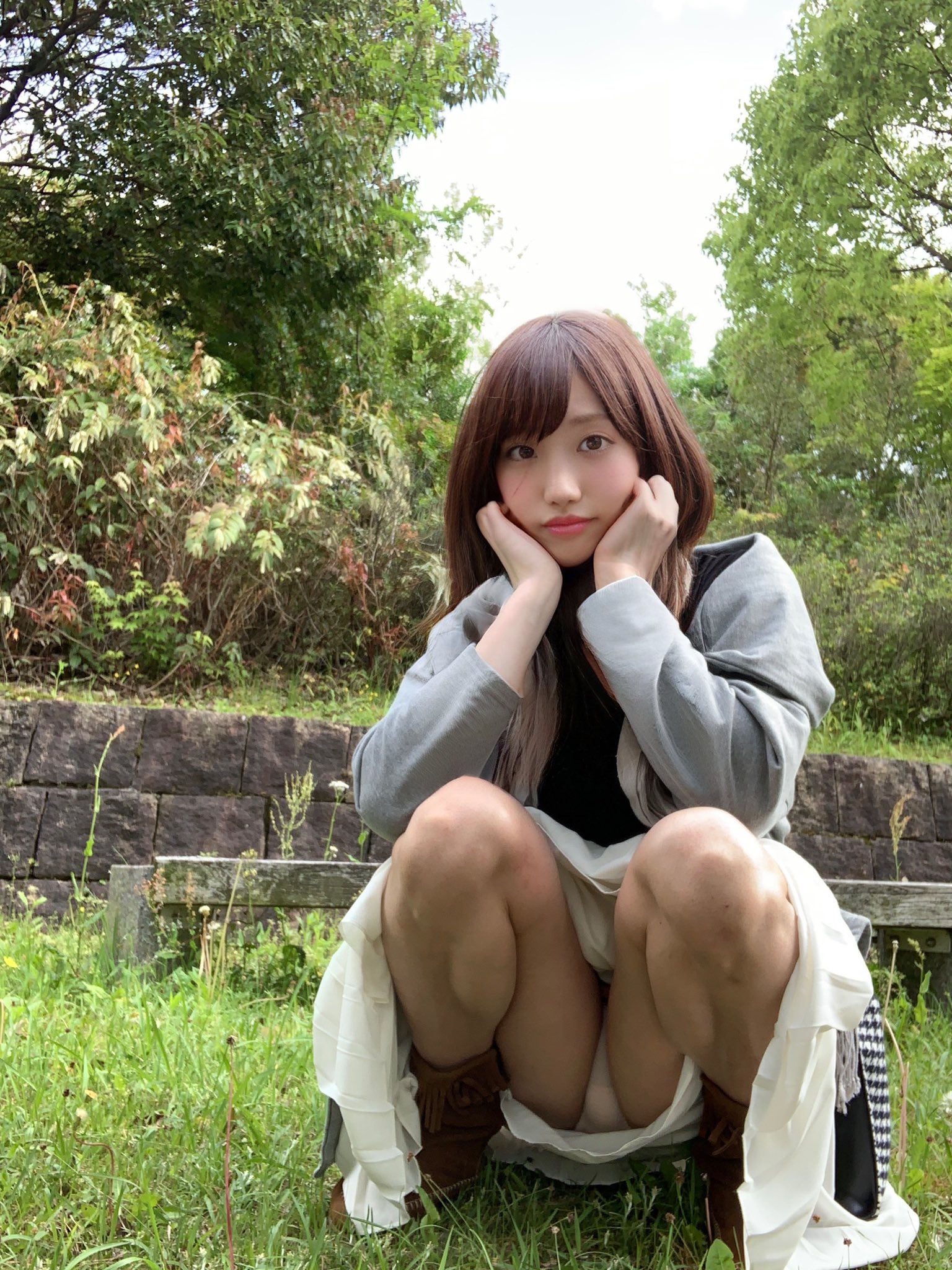 優奈@男の娘 on X: おはようございます💖 今日も暑そうですね🥹 GWの朝は寒くてふつーにコート着てました🧥 もはや懐かしい……w #男の娘  #メス男子 #露出 t.corrQSTGNTRC  X
