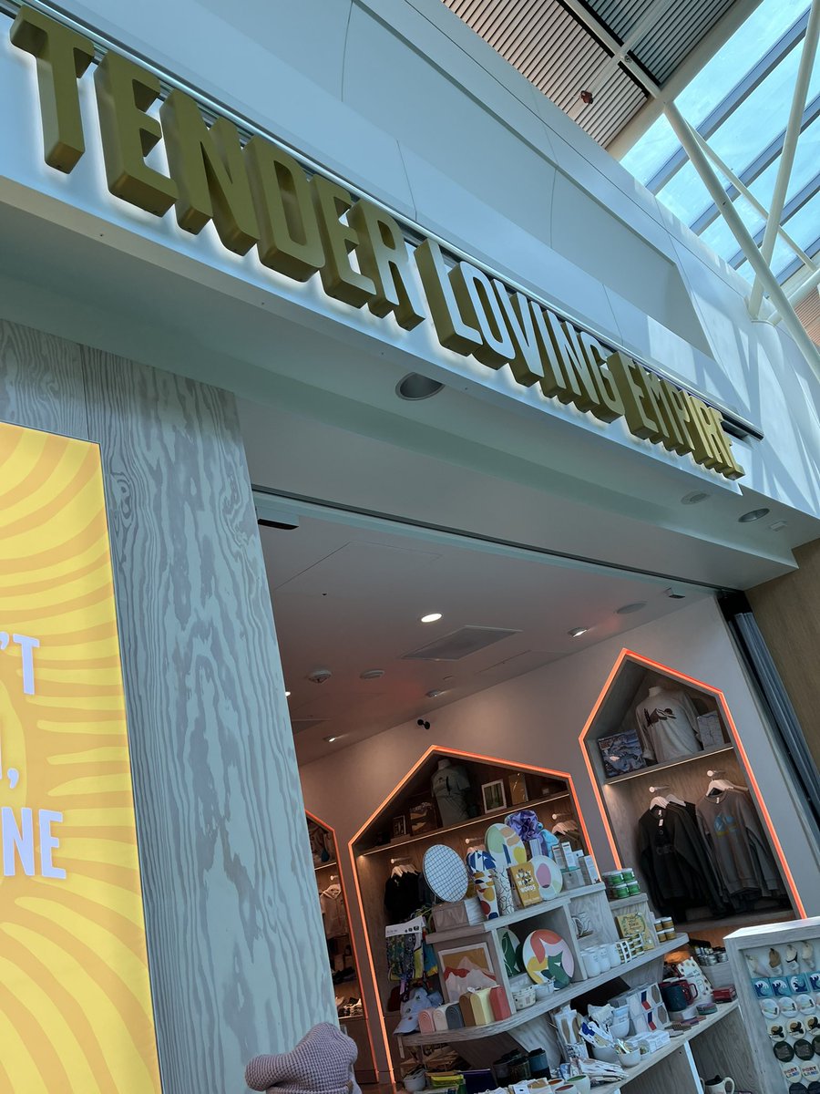 I have checked out of the DoublèTre and am on my trek home from #RailsConf2022 

Could not resist doing some shopping at PDX 🛍 Some nice stuff <a href="/tenderlove/">Aaron Patterson</a> has here at his Empire.