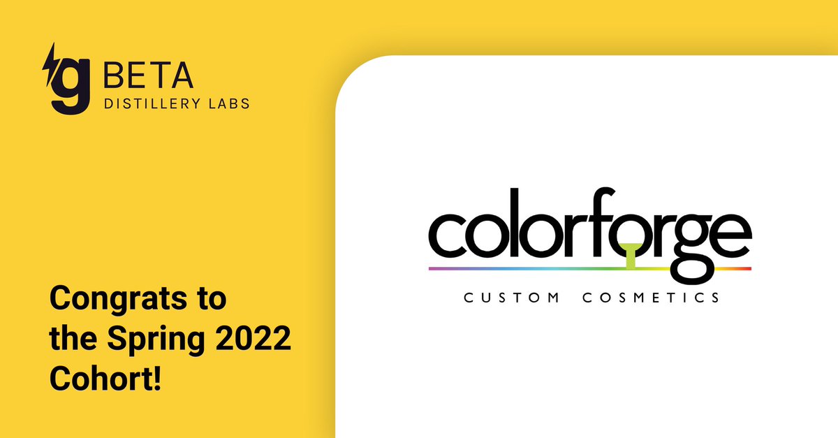 We are proud to announce that ColorForge was accepted to <a href="/gener8tor/">gener8tor</a>'s @gBETA Distillery Labs accelerator program! Excited to see how we grow in this seven-week startup accelerator. To learn more about gBETA Distillery Labs, visit gener8tor.com/gbeta/distille… #gBETA #Peoria #startup