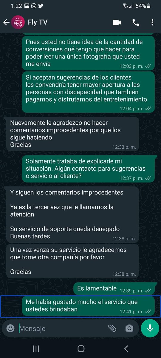 EduardoAbeck's tweet photo. La empresa #flyplus bloqueó a @jonagonzalezd y le dijo que se buscara otra empresa sólo porque solicitó un manual en un formato en pdf o word, ya que es no vidente y el manual no era accesible. Para esta empresa ser incluyente "no procede". https://t.co/IDCfsDnMDG