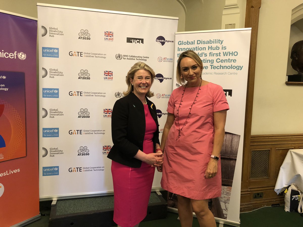 Anna_Firth's tweet photo. 💥Delighted to support the brilliant global project @GDIHub AT2030 with great keynote by @PennyMordaunt.  Thank you @CHAI_health @WHO @UCLEngineering @Microsoft @LeonardCheshire @lborouniversity for your support. #GlobalInnovationhub https://t.co/1QqzWZfkNu