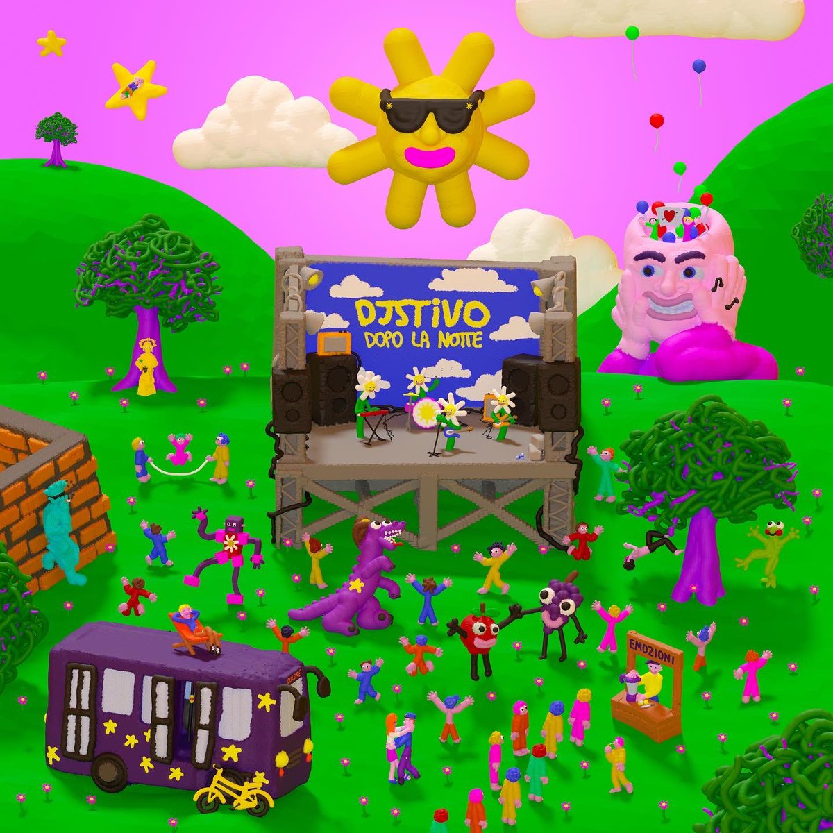 tokyotommyy's tweet photo. i’ve made this cover artwork for the new album of DJSTIVO ‘Dopo la Notte’ 🌱 Sculpted in VR https://t.co/GhgLcDwte7