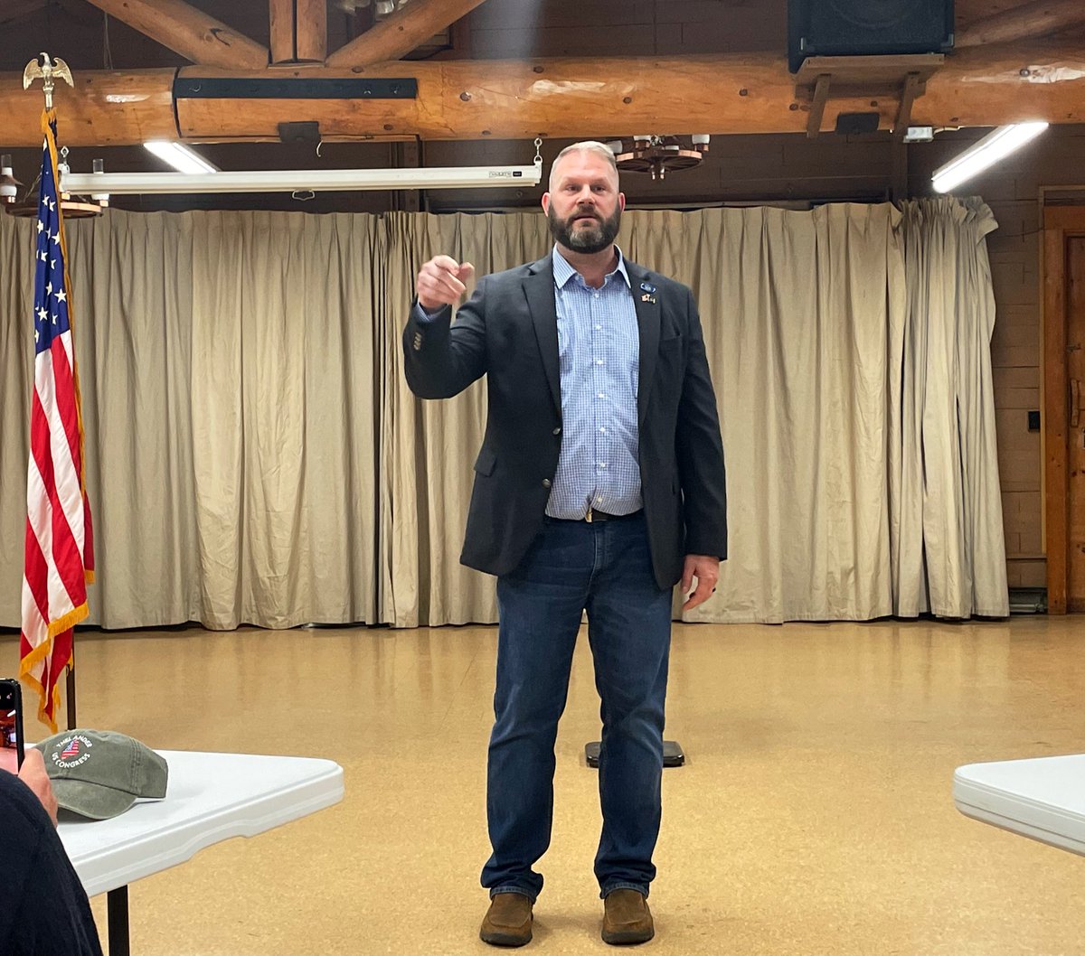 JustinDavisNRA's tweet photo. Up next at the @GOP Maine Veterans Forum is Sen. Brad Farrin and Rep. Jon Connor with a very important message: βwe need more veterans to run for office.β
Want to get involved? Run for office? Sign up here: https://t.co/72KasNfBXn
#leadright #mepolitics https://t.co/5DRbhElgRr