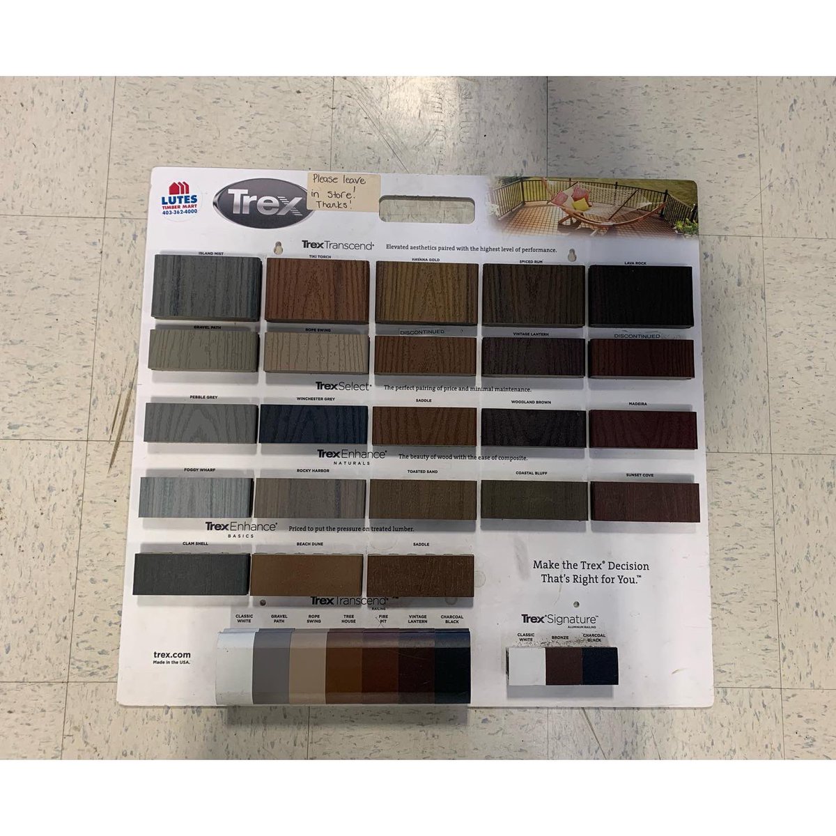 Is it time to renovate your outdoor spaces? Trex Decking is a great option! Stop by or Call in to speak with our Sales Team about In-Stock materials! ☀️🛠🏡 #springprojects #shoplocal #countyofnewell