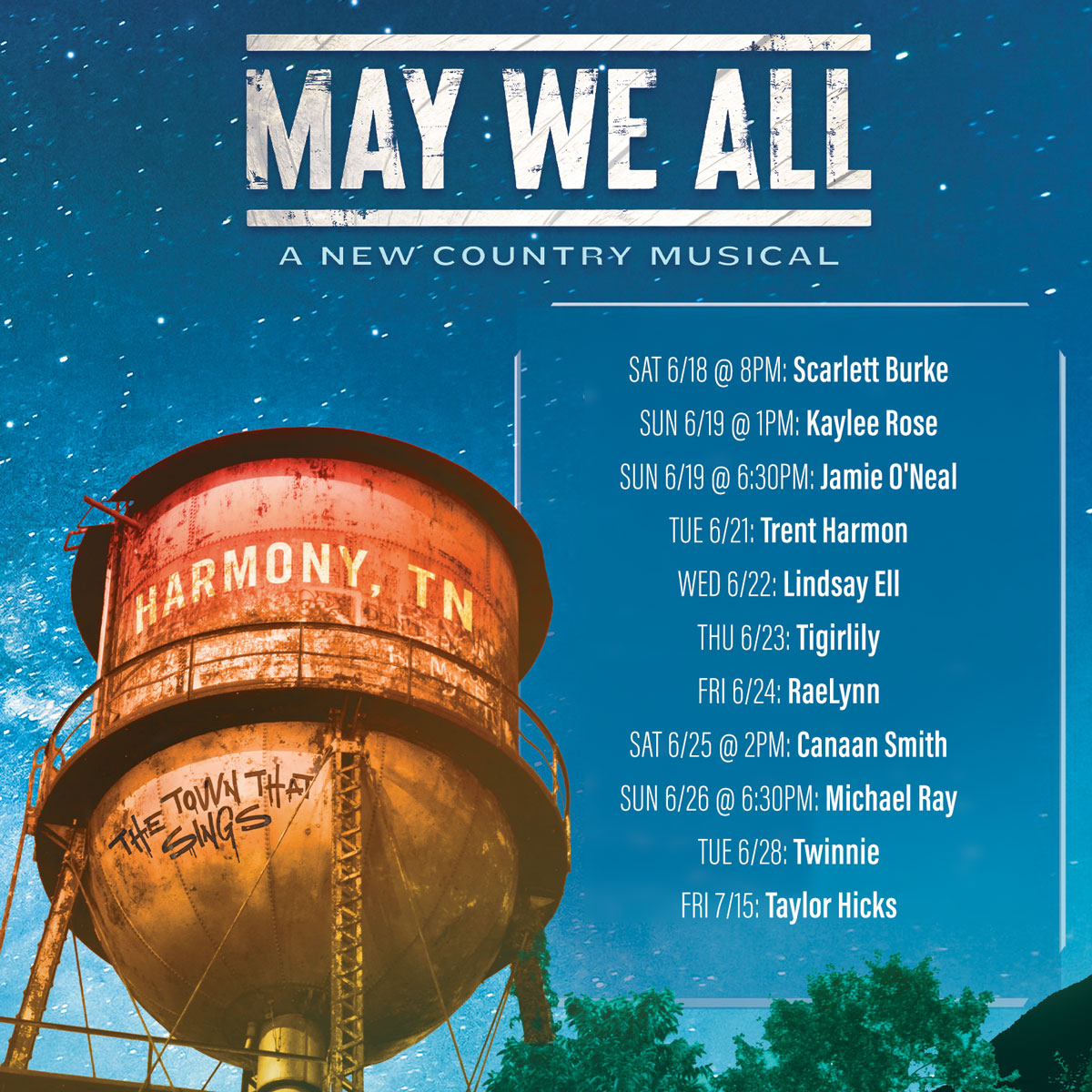 TPAC (@tpac) on Twitter photo Just announced! New Guest artists will be joining <a href="/mayweallmusical/">MAY WE ALL the Musical</a> at TPAC in June and July, including <a href="/iamkayleerose/">Kaylee Rose</a>, <a href="/TwinnieOfficial/">TWINNIE</a>, <a href="/Michaelraymusic/">Michael Ray</a> and <a href="/PlayBkPlay/">Brian Kelley</a>! Is your favorite country artist on the list? Learn more here: bit.ly/3lpCnkH Just announced! New Guest artists will be joining <a href="/mayweallmusical/">MAY WE ALL the Musical</a> at TPAC in June and July, including <a href="/iamkayleerose/">Kaylee Rose</a>, <a href="/TwinnieOfficial/">TWINNIE</a>, <a href="/Michaelraymusic/">Michael Ray</a> and <a href="/PlayBkPlay/">Brian Kelley</a>! Is your favorite country artist on the list? Learn more here: bit.ly/3lpCnkH