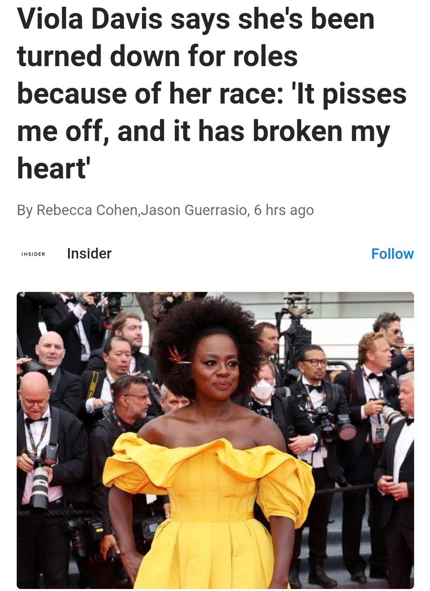 BossTalk101PT's tweet photo. #violadavis #movieroles #racism #femaleactress #female #movies #actress https://t.co/ZTO1ciEmaX