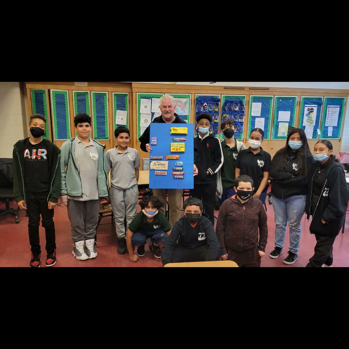 IS77Queens's tweet photo. Candy Poster for Mr. Miller 🍬 

#JFQ #IS77 #MiddleSchool #School #Ridgewood #Queens #NYC #NY #NewYork #NewYorkCity #Candy #Poster https://t.co/Cd8VxzTPFT