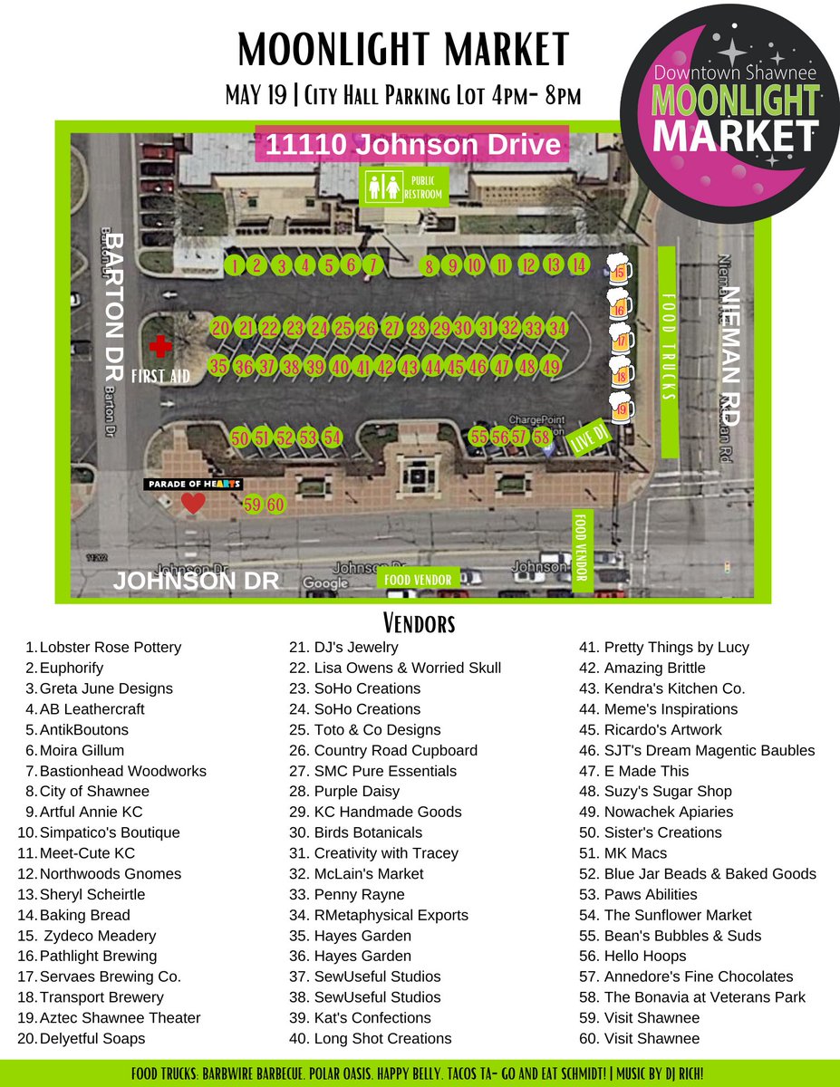 RODCAINcom's tweet photo. @CityofShawneeKS are these the vendors for May 19th #MoonlightMarket in Shawnee? https://t.co/VzFJERxHcV
